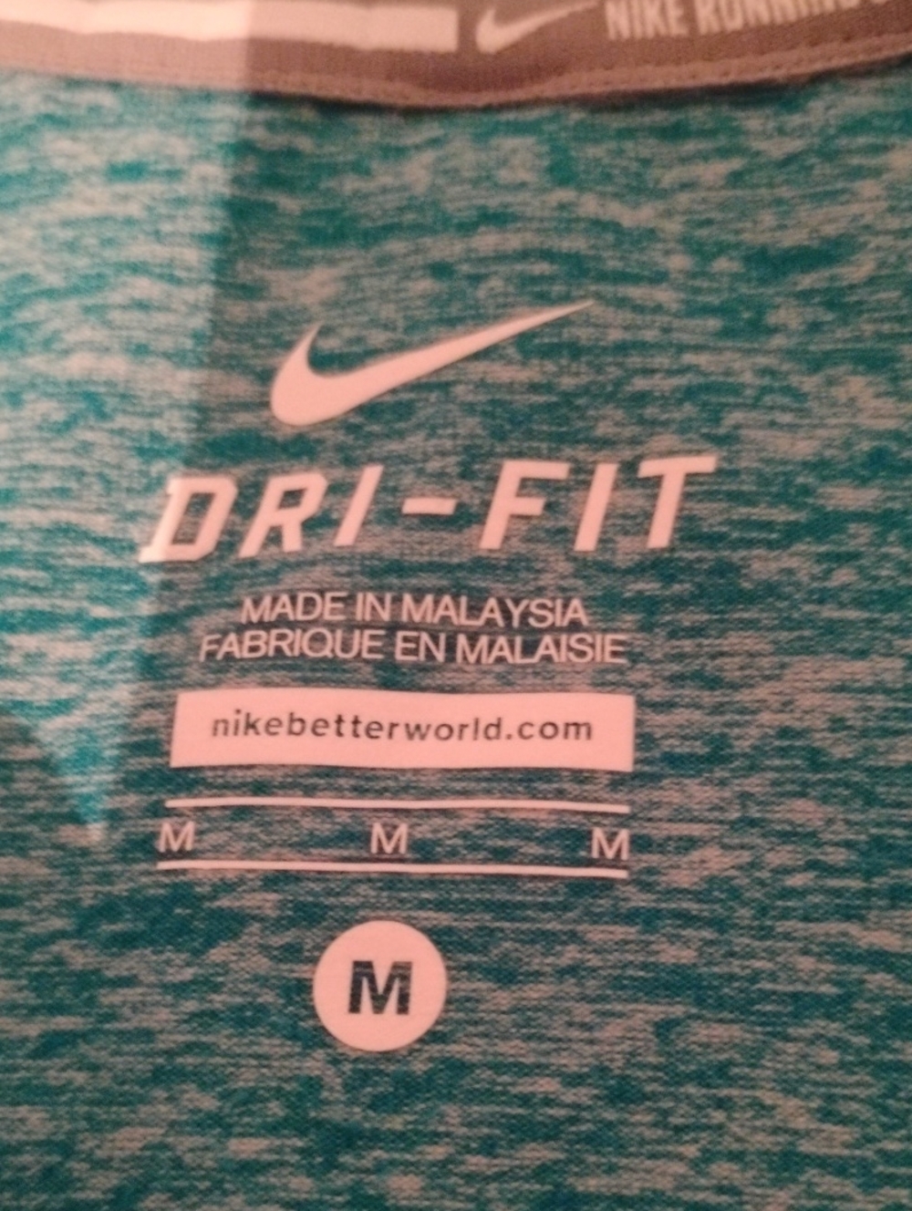 Nike Women's Blue Heather Dri-FIT Long Sleeve Active Wear Size M